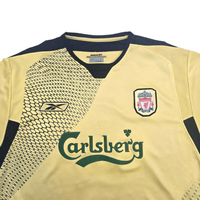 2004/06 Liverpool Away Football Shirt (L) Reebok 8 Gerrard - Football Finery - FF304204