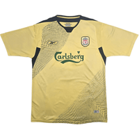 2004/06 Liverpool Away Football Shirt (L) Reebok 8 Gerrard - Football Finery - FF304204
