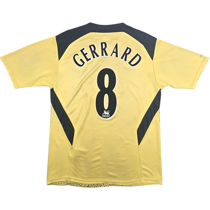 2004/06 Liverpool Away Football Shirt (L) Reebok 8 Gerrard - Football Finery - FF304204