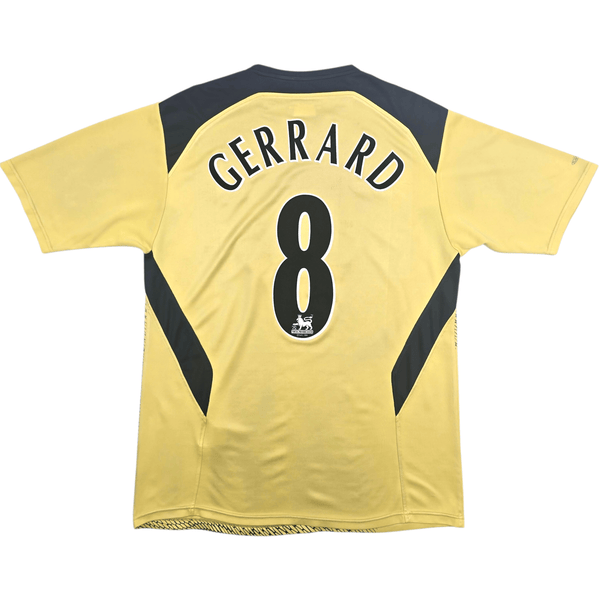2004/06 Liverpool Away Football Shirt (L) Reebok #8 Gerrard