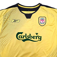 2004/06 Liverpool Away Football Shirt (XL) Reebok 19 Morientes - Football Finery - FF304135