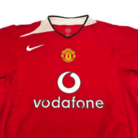 2004/06 Manchester United Home Football Shirt (2XL) Nike 7 Ronaldo - Football Finery - FF302079