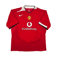 2004/06 Manchester United Home Football Shirt (2XL) Nike 7 Ronaldo - Football Finery - FF302079