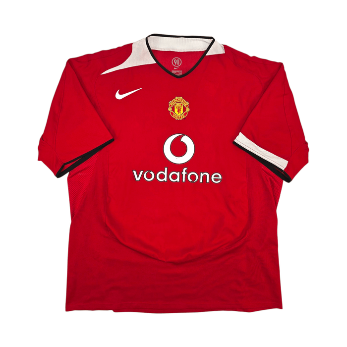 2004/06 Manchester United Home Football Shirt (2XL) Nike 7 Ronaldo - Football Finery - FF302079