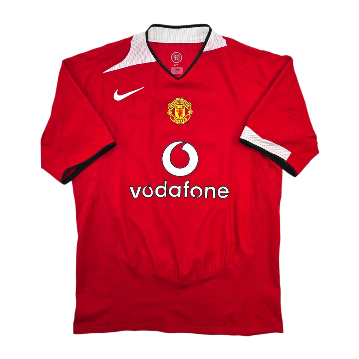 2004/06 Manchester United Home Football Shirt (L) Nike #7 Ronaldo - Football Finery - FF307629