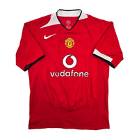 2004/06 Manchester United Home Football Shirt (L) Nike #7 Ronaldo - Football Finery - FF307629