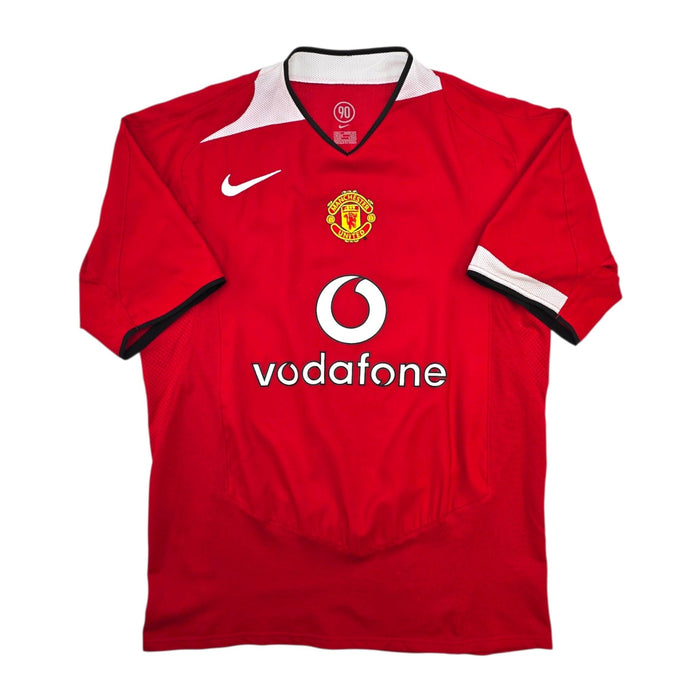 2004/06 Manchester United Home Football Shirt (L) Nike #7 Ronaldo - Football Finery - FF307629