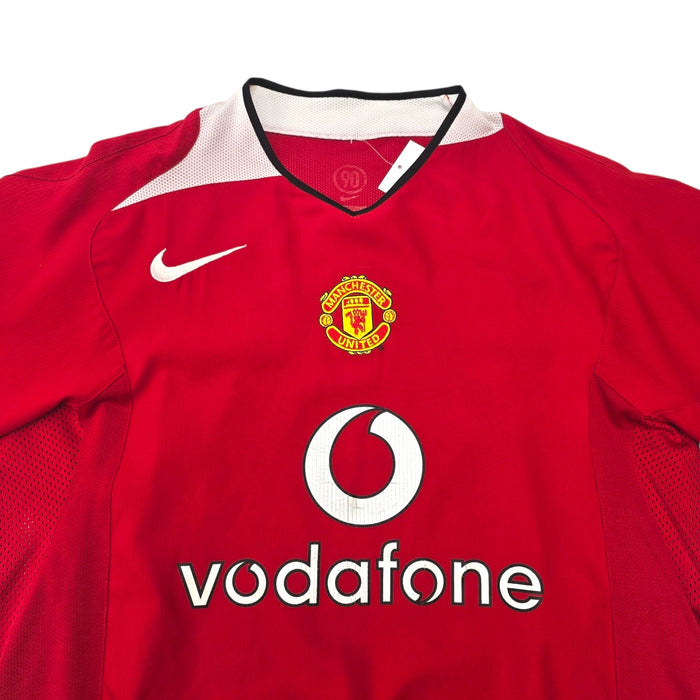 2004/06 Manchester United Home Football Shirt (L) Nike - Football Finery - FF306008