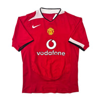 2004/06 Manchester United Home Football Shirt (L) Nike - Football Finery - FF306008
