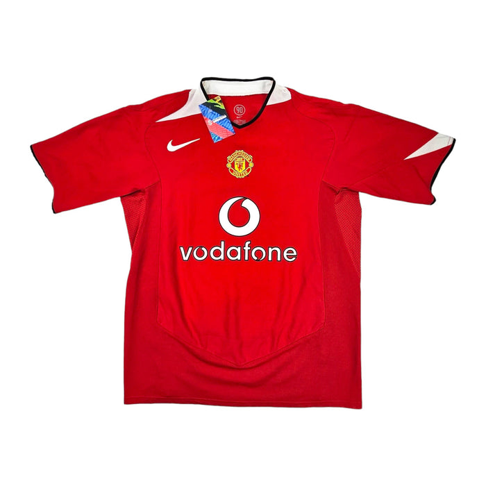 2004/06 Manchester United Home Football Shirt (M) Nike #10 Van Nistelrooy - Football Finery - FF203432