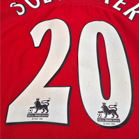 2004/06 Manchester United Home Football Shirt (M) Nike 20 Solskjaer - Football Finery - FF302118