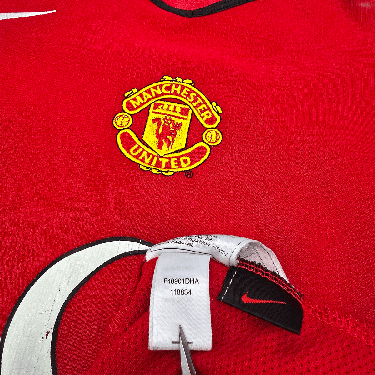2004/06 Manchester United Home Football Shirt (M) Nike 20 Solskjaer - Football Finery - FF302118