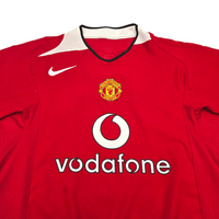 2004/06 Manchester United Home Football Shirt (M) Nike 20 Solskjaer - Football Finery - FF302118