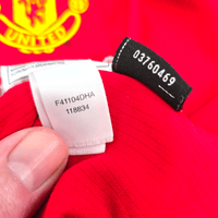 2004/06 Manchester United Home Football Shirt (M) Nike 7 Ronaldo - Football Finery - FF303229