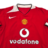 2004/06 Manchester United Home Football Shirt (M) Nike 7 Ronaldo - Football Finery - FF303229