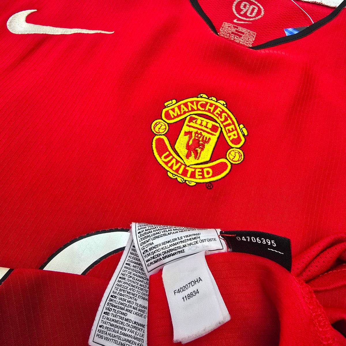 2004/06 Manchester United Home Football Shirt (M) Nike - Football Finery - FF305069
