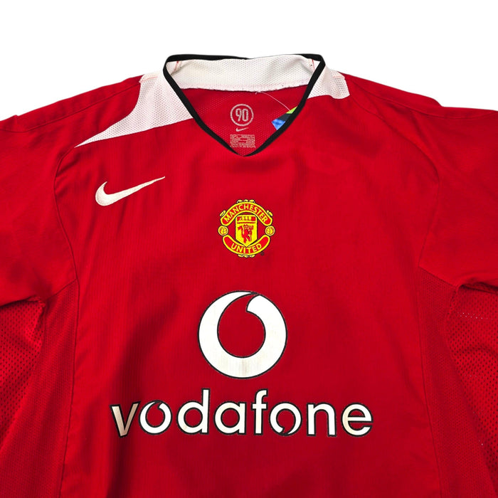 2004/06 Manchester United Home Football Shirt (M) Nike - Football Finery - FF305069