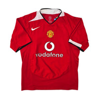 2004/06 Manchester United Home Football Shirt (M) Nike - Football Finery - FF305069