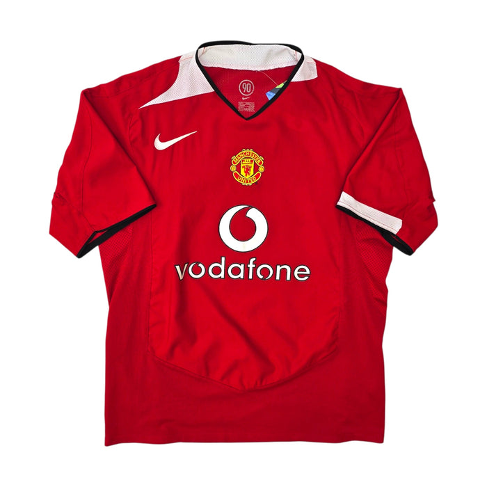 2004/06 Manchester United Home Football Shirt (M) Nike - Football Finery - FF305069