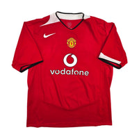 2004/06 Manchester United Home Football Shirt (XL) Nike 7 Ronaldo - Football Finery - FF306385