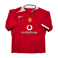 2004/06 Manchester United Home Football Shirt (XL) Nike 8 Rooney - Football Finery - FF306006
