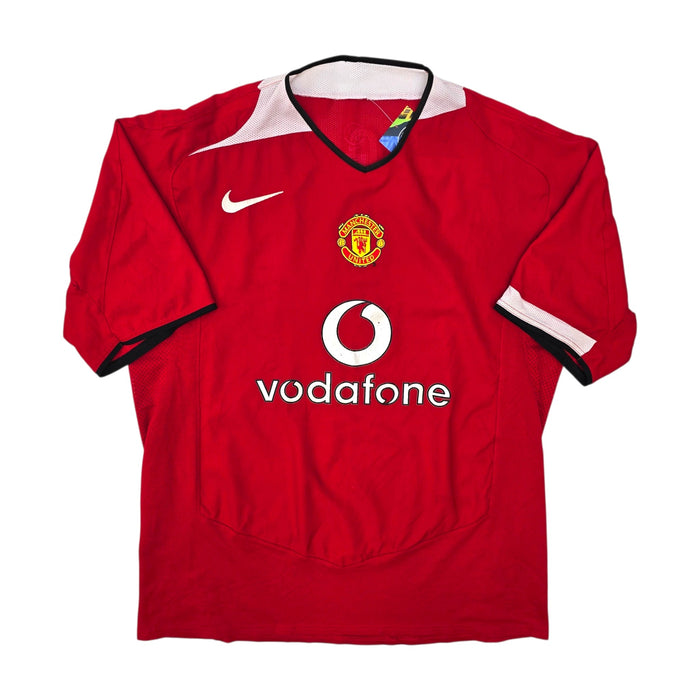 2004/06 Manchester United Home Football Shirt (XL) Nike 8 Rooney - Football Finery - FF306006