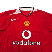 2004/06 Manchester United Home Football Shirt (XL) Nike 8 Rooney - Football Finery - FF306006