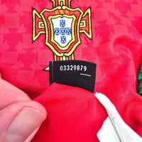 2004/06 Portugal Home Football Shirt (M) Nike 10 Rui Costa - Football Finery - FF306735