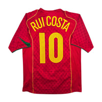 2004/06 Portugal Home Football Shirt (M) Nike 10 Rui Costa - Football Finery - FF306735