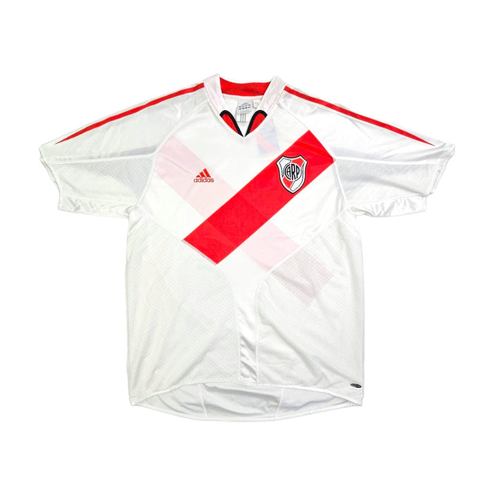 2004/06 River Plate Home Football Shirt (L) Adidas - Football Finery - FF203612
