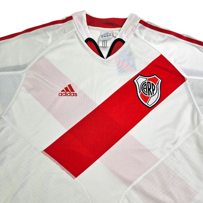 2004/06 River Plate Home Football Shirt (L) Adidas - Football Finery - FF203612