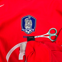 2004/06 South Korea Home Football Shirt (M) Nike 21 JS Park - Football Finery - FF305776