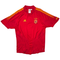 2004/06 Spain Home Football Shirt (M) Adidas - Football Finery - FF305215