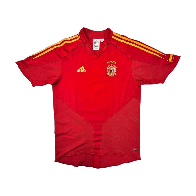 2004/06 Spain Home Football Shirt (S) Adidas #7 Raul - Football Finery - FF203286