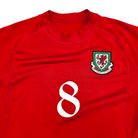 2004/06 Wales Home Football Shirt (L) Kappa 8 Bellamy - Football Finery - FF302413