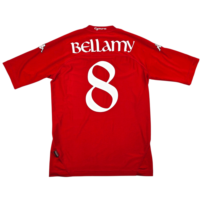 2004/06 Wales Home Football Shirt (L) Kappa 8 Bellamy - Football Finery - FF302413
