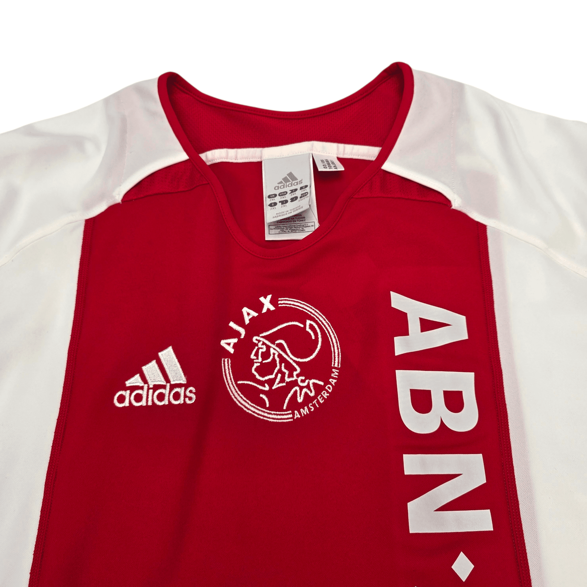 2005/06 Ajax Home Football Shirt (2XL) Adidas 25 Huntelaar - Football Finery - FF301517