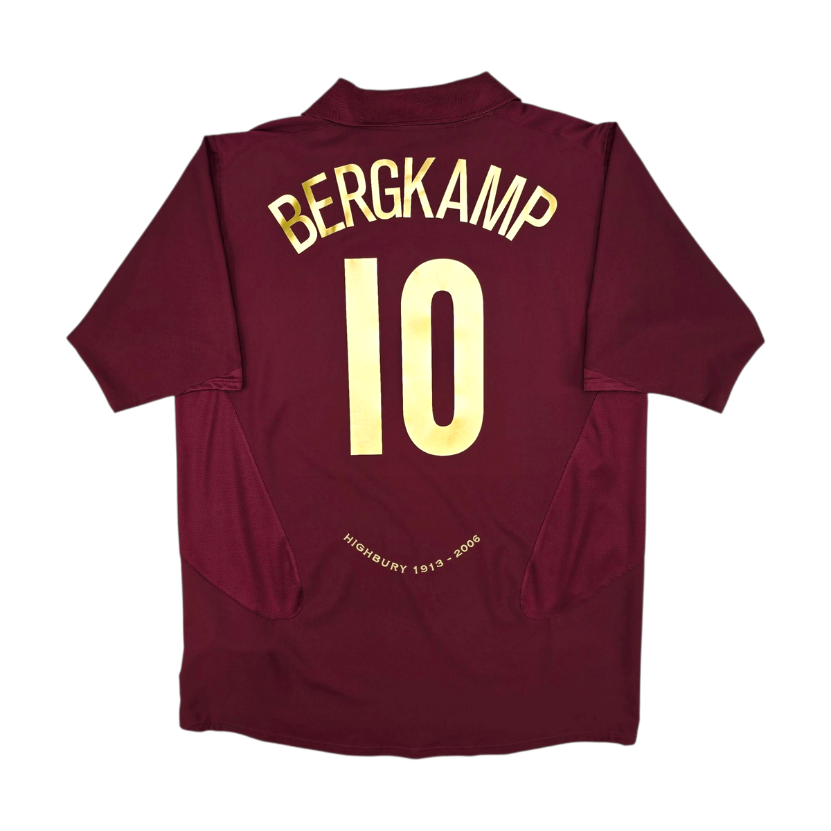 2005/06 Arsenal Home Football Shirt (XL) Nike 10 Bergkamp - Football Finery - FF301919