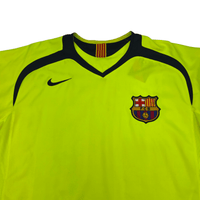 2005/06 Barcelona Away Football Shirt (L) Nike 10 Ronaldinho - Football Finery - FF302475