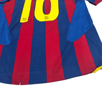 2005/06 Barcelona Home Football Shirt (M) Nike 10 Ronaldinho - Football Finery - FF302161