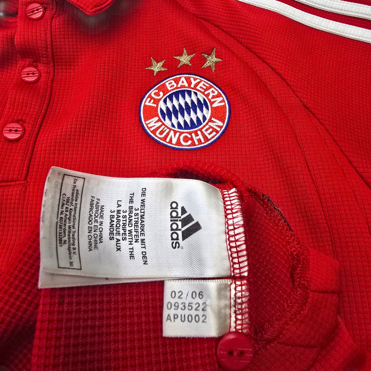 2005/06 Bayern Munich Training Shirt (S) Adidas - Football Finery - FF304907