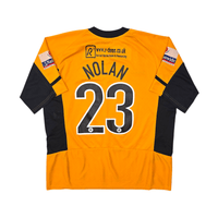 2005/06 Cambridge United Home Football Shirt (XL) Sporta 23 Nolan (Matchworn) - Football Finery - FF302569