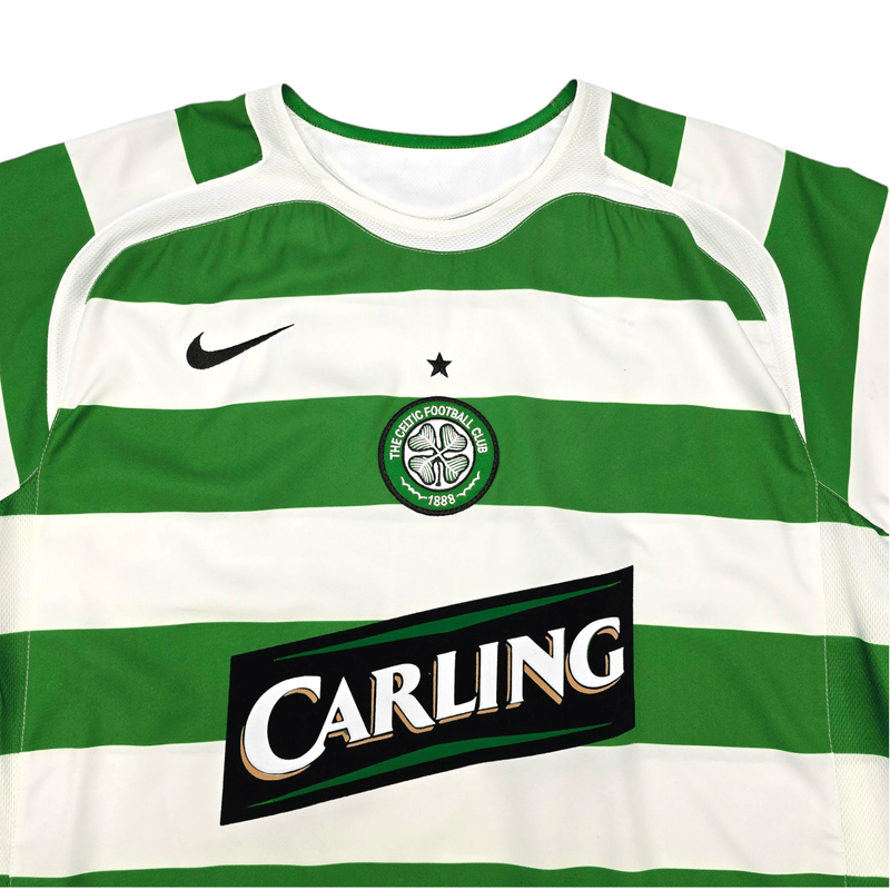 2005/06 Celtic Home Football Shirt (XL) Nike 25 Nakamura - Football Finery - FF300625