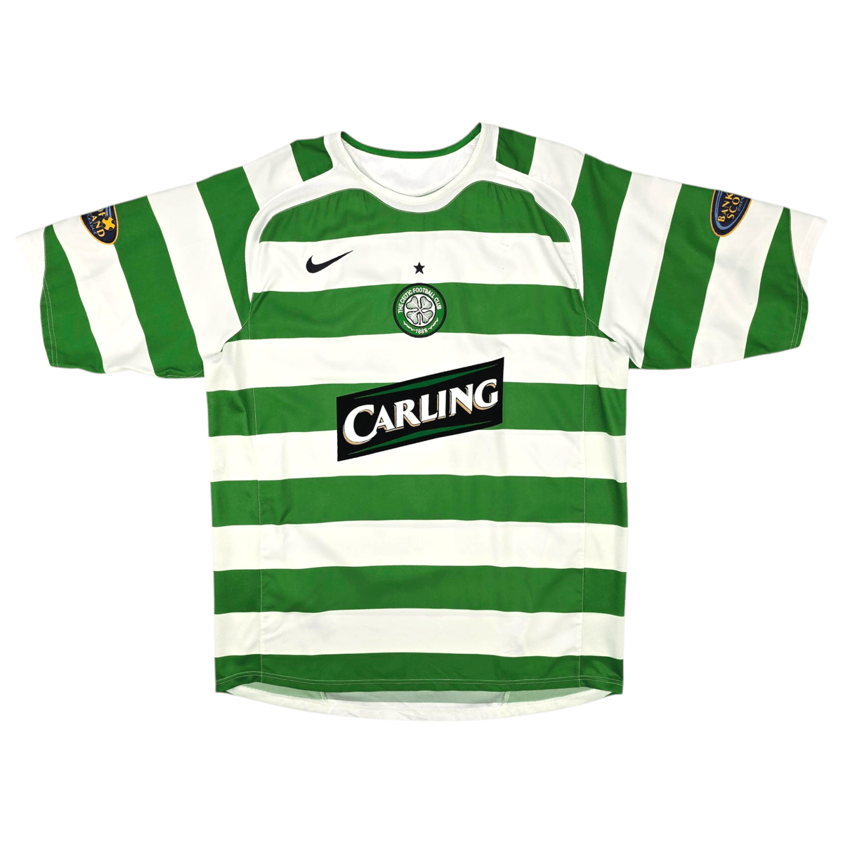 2005/06 Celtic Home Football Shirt (XL) Nike 25 Nakamura - Football Finery - FF300625