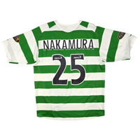 2005/06 Celtic Home Football Shirt (XL) Nike 25 Nakamura - Football Finery - FF300625