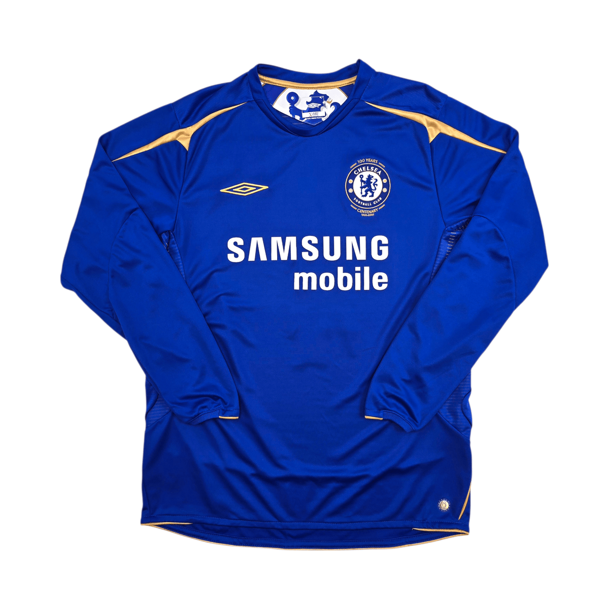 2005/06 Chelsea Home Football Shirt (L) Umbro 4 Makelele - Football Finery - FF303752