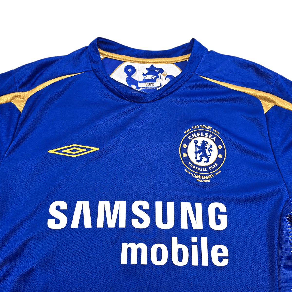 2005/06 Chelsea Home Football Shirt (L) Umbro 4 Makelele - Football Finery - FF303752