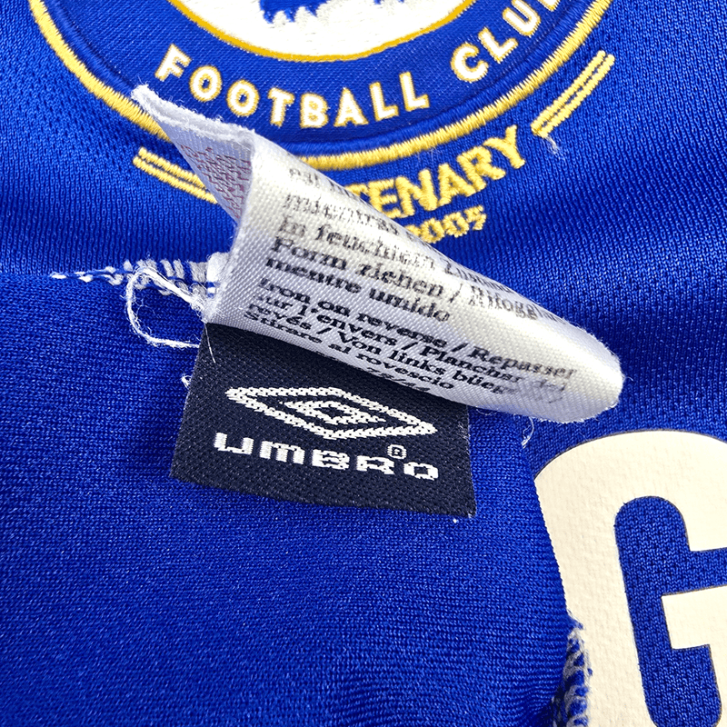 2005/06 Chelsea Home Football Shirt (S) Umbro 15 Drogba - Football Finery - FF301209