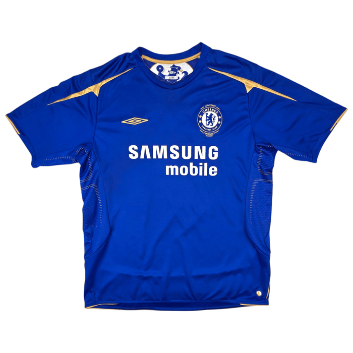 2005/06 Chelsea Home Football Shirt (XL) Umbro #26 Terry (Centenary) - Football Finery - FF300345