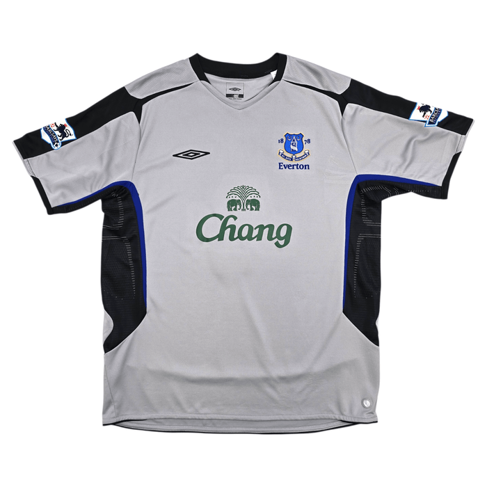 2005/06 Everton Away Football Shirt (XL) Umbro 8 Beattie - Football Finery - FF304657